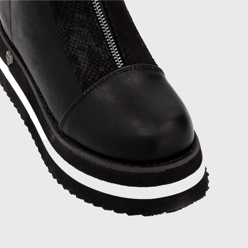 ZAPATILLA CUERO EN COLOR BLANCO MUJER 18531 - 6