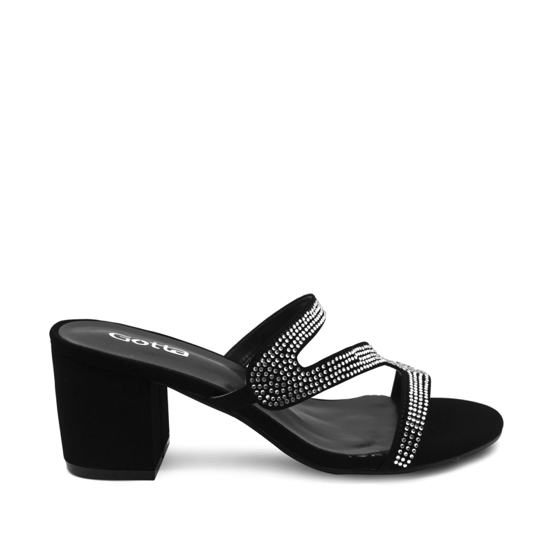 ZAPATILLAS MUJER GOTTA URBANAS NEGRO CUERO 18532 - 1