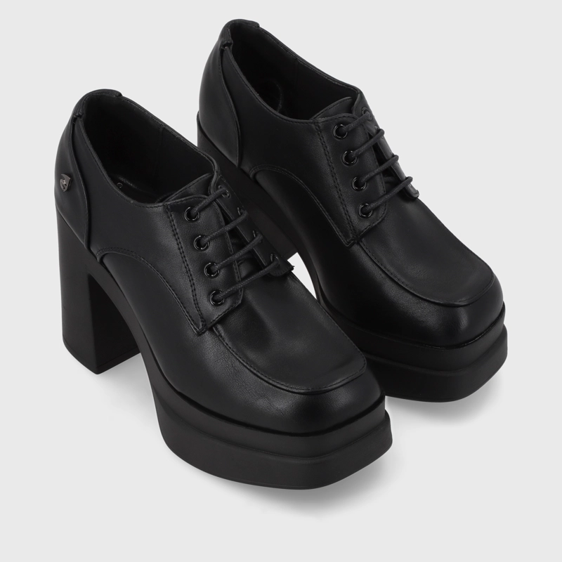 BOTA PLATAFORMA NEGRA MUJER 25923 - 3