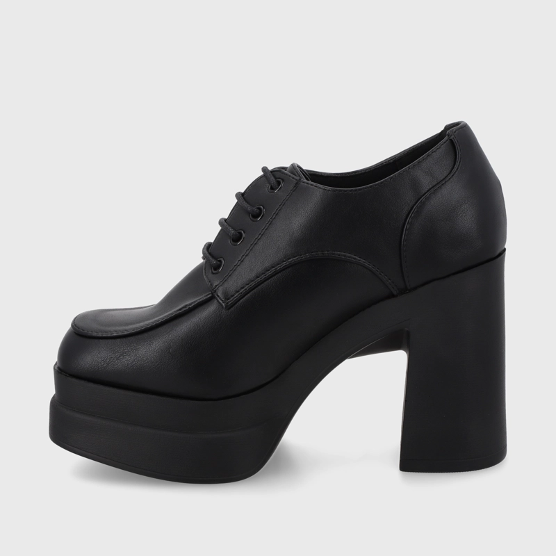 BOTA PLATAFORMA NEGRA MUJER 25923 - 4