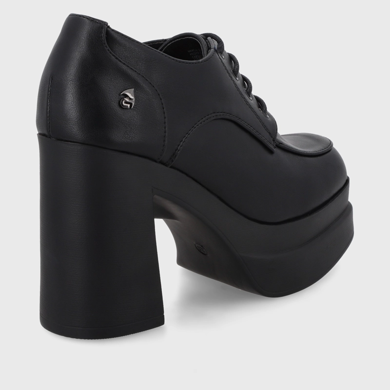 BOTA PLATAFORMA NEGRA MUJER 25923 - 5