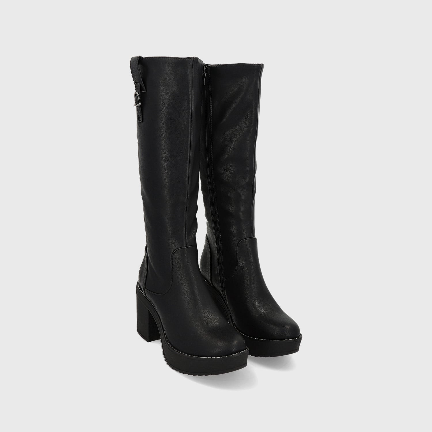 BOTA TACO NEGRA MUJER 13501 - 3
