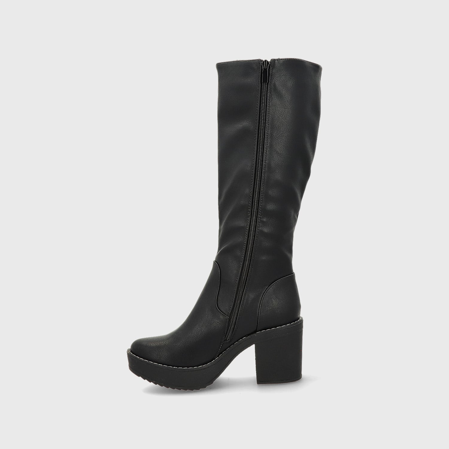 BOTA TACO NEGRA MUJER 13501 - 4