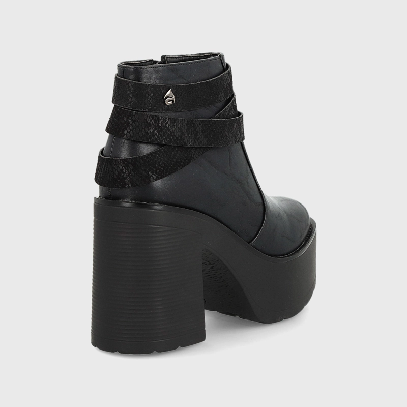 BOTIN PLATAFORMA NEGRO MUJER 15035 - 5