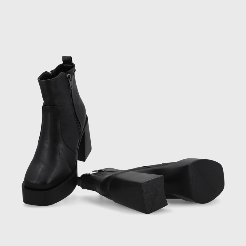 BOTIN PLATAFORMA NEGRO MUJER 15035 - 7