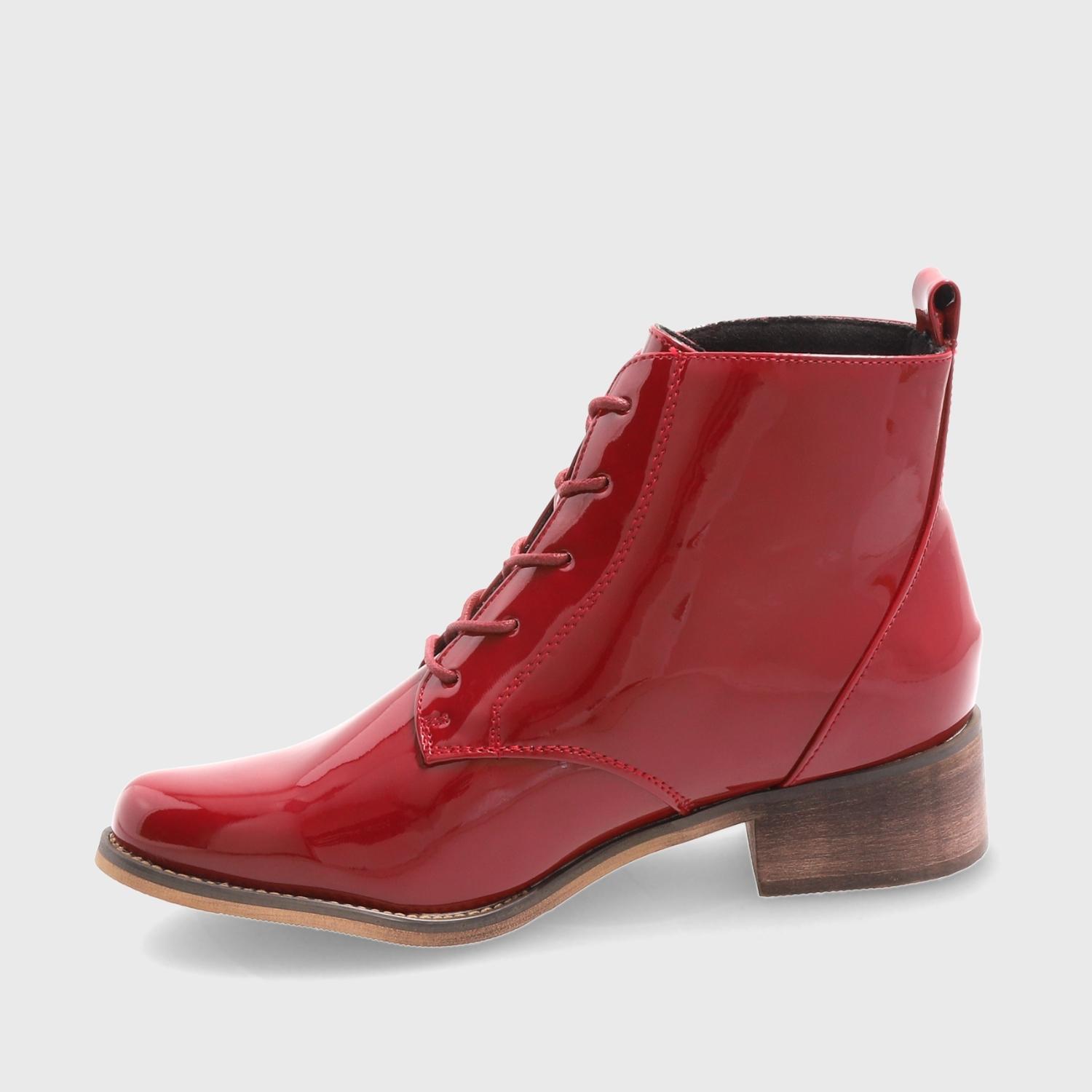 BOTIN ROJO MUJER 13551 - 4