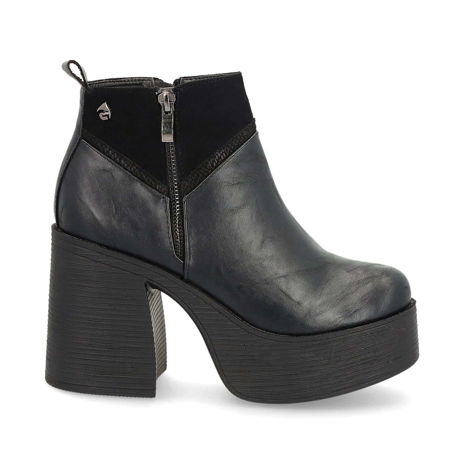 BOTIN PLATAFORMA NEGRO MUJER 25630 - 1