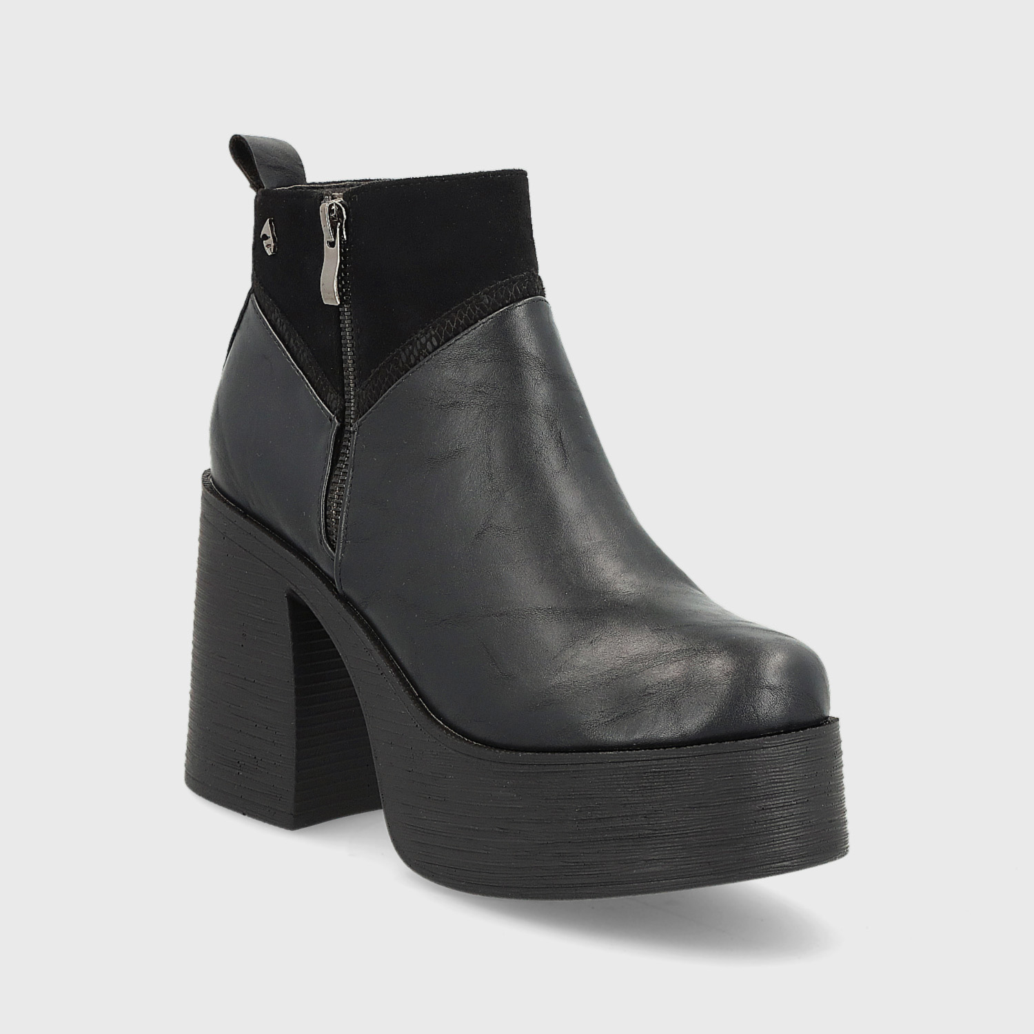 BOTIN PLATAFORMA NEGRO MUJER 25630 - 2