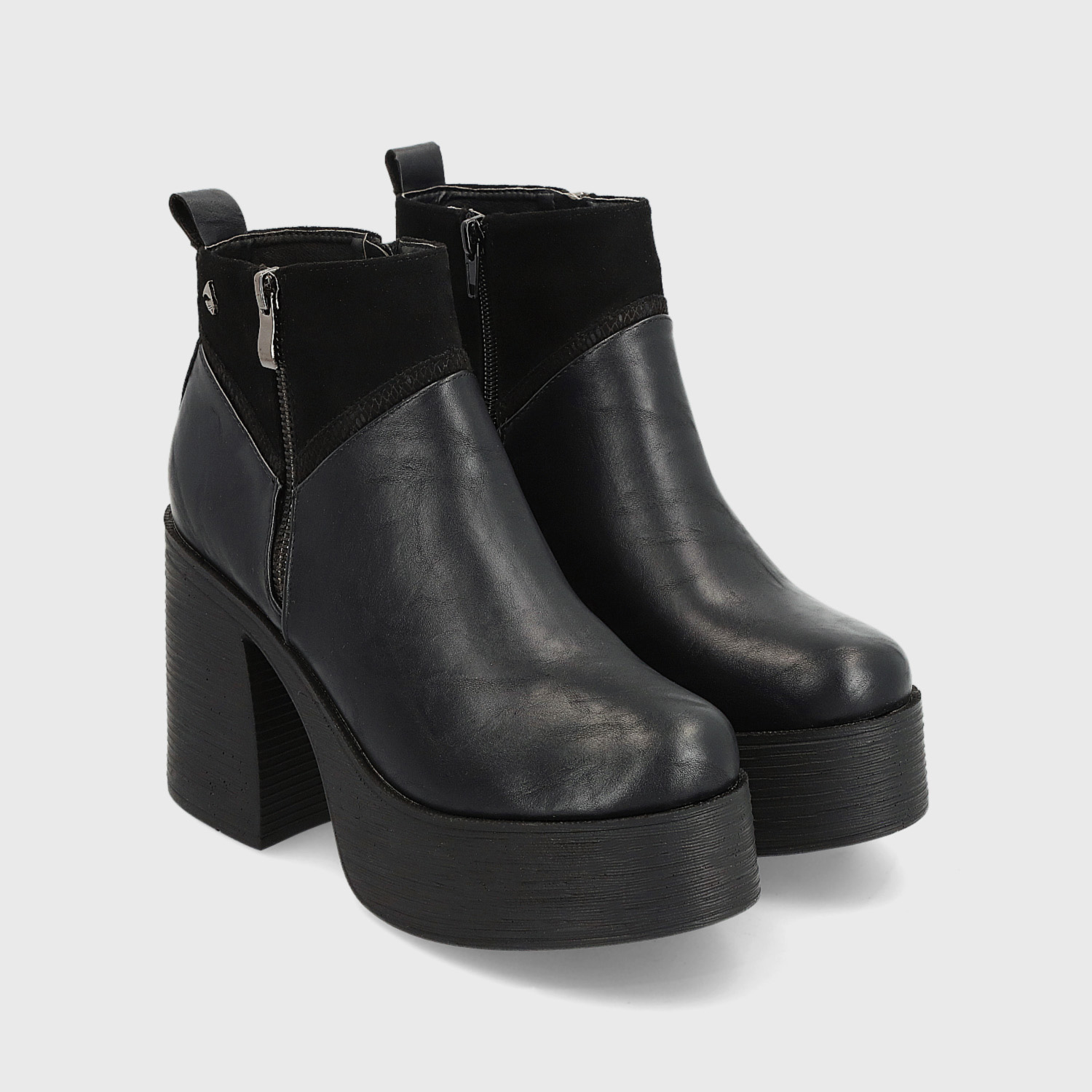 BOTIN PLATAFORMA NEGRO MUJER 25630 - 3