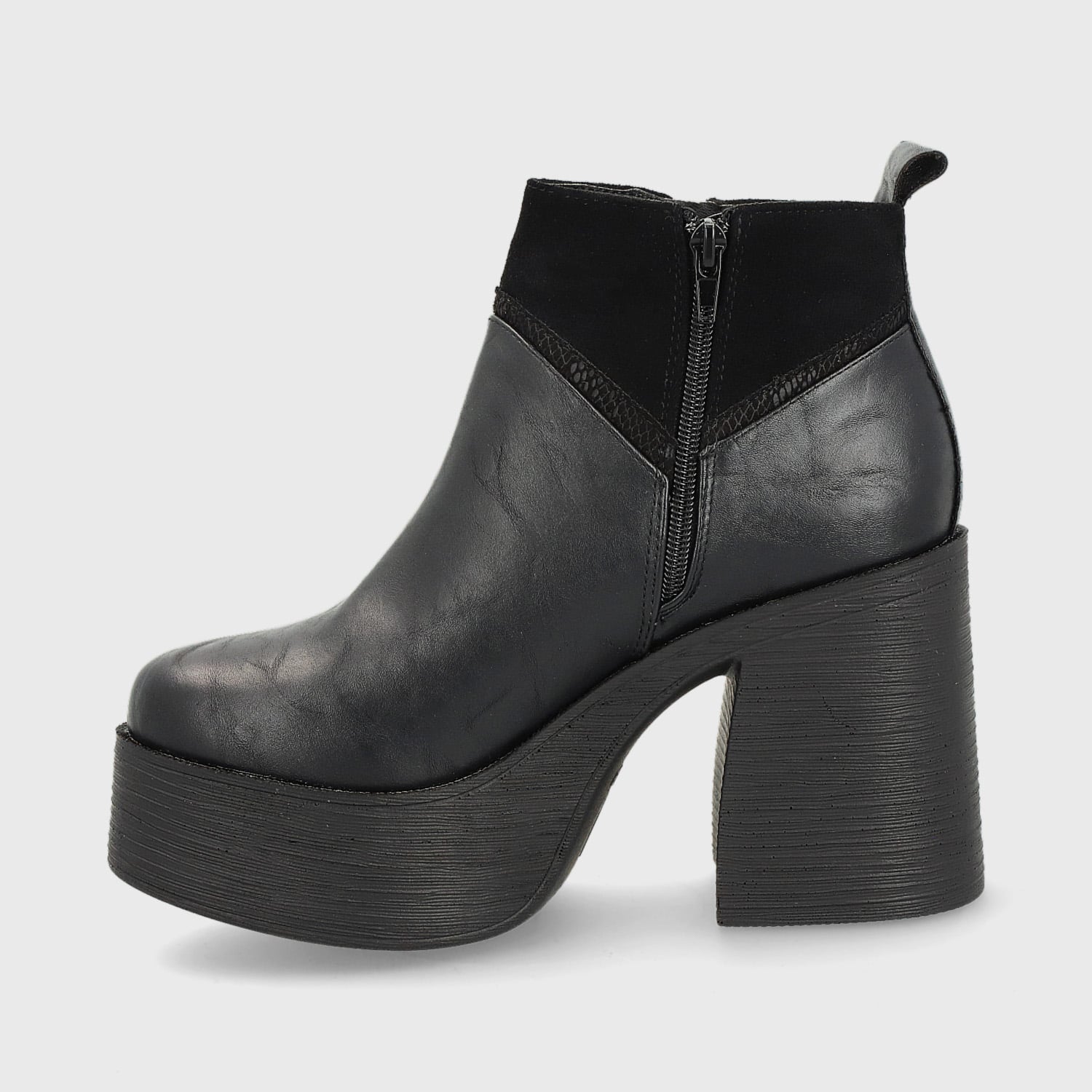 BOTIN PLATAFORMA NEGRO MUJER 25630 - 4