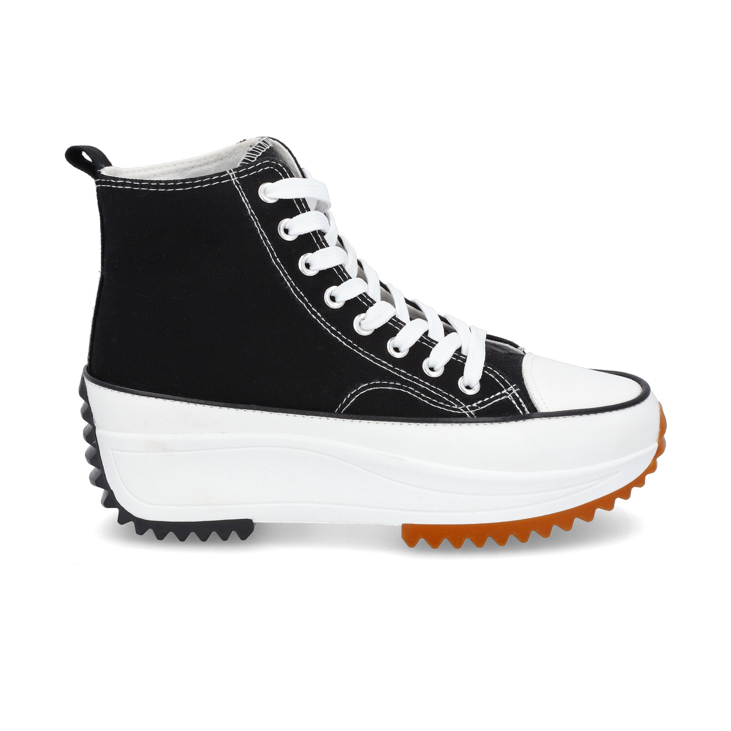 ZAPATILLA PLATAFORMA NEGRA MUJER 25971 - 1