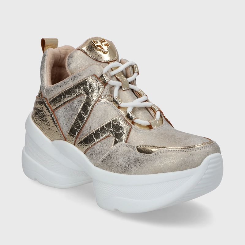 ZAPATILLAS MUJER GOTTA CASUALES DORADO FORMA C7293 - 2