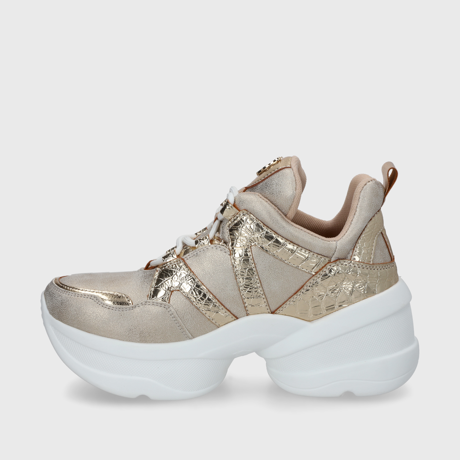 ZAPATILLAS MUJER GOTTA CASUALES DORADO FORMA C7293 - 4