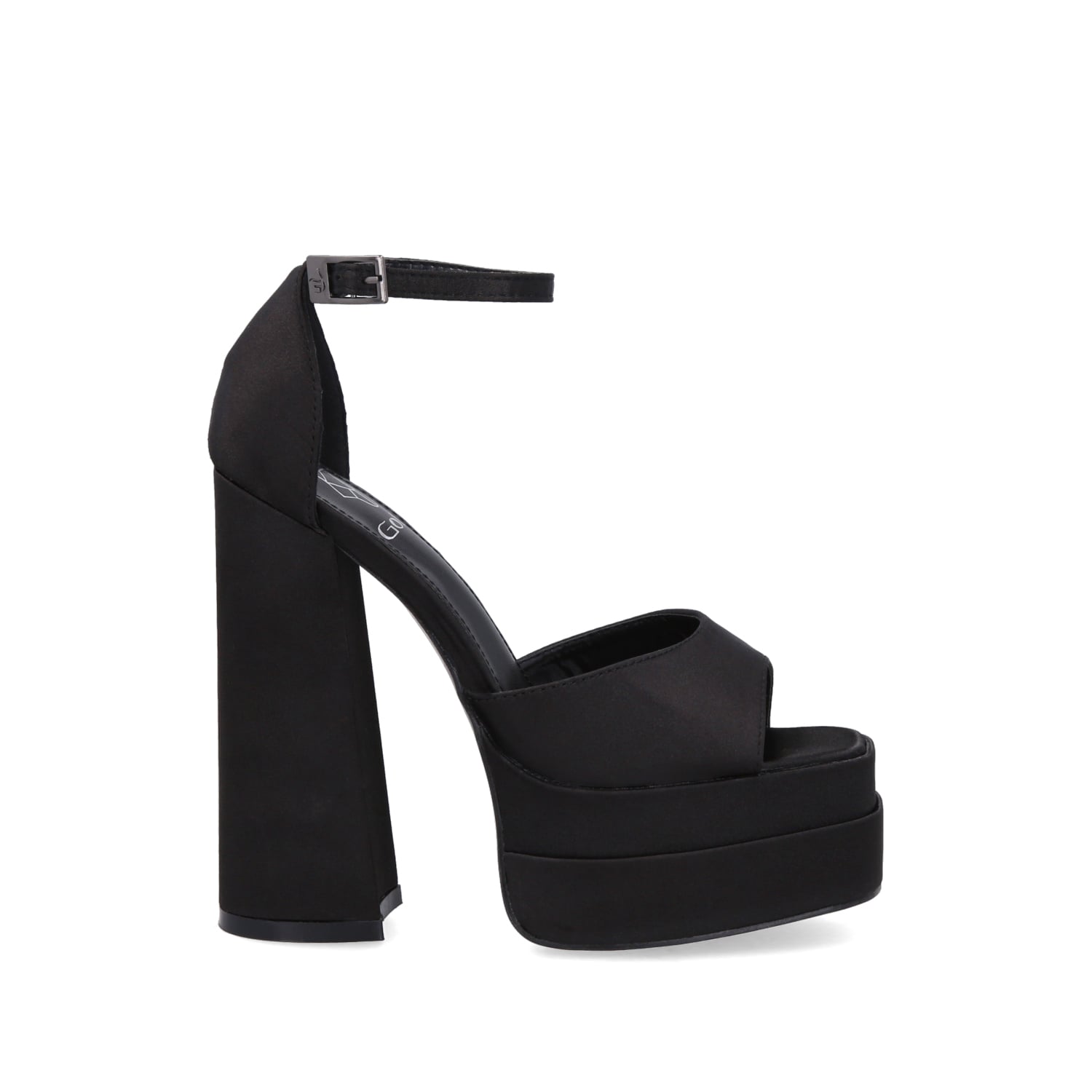 SANDALIA TACO NEGRA MUJER 25911 - 1