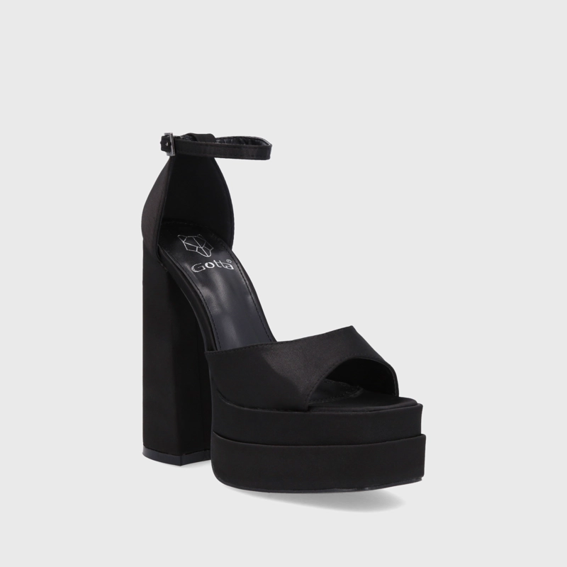 SANDALIAS MUJER GOTTA NEGRO PLATAFORMA 25911 - 2