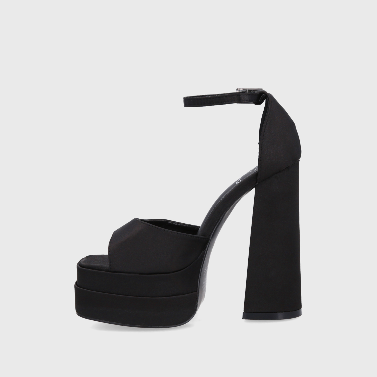 SANDALIA TACO NEGRA MUJER 25911 - 4