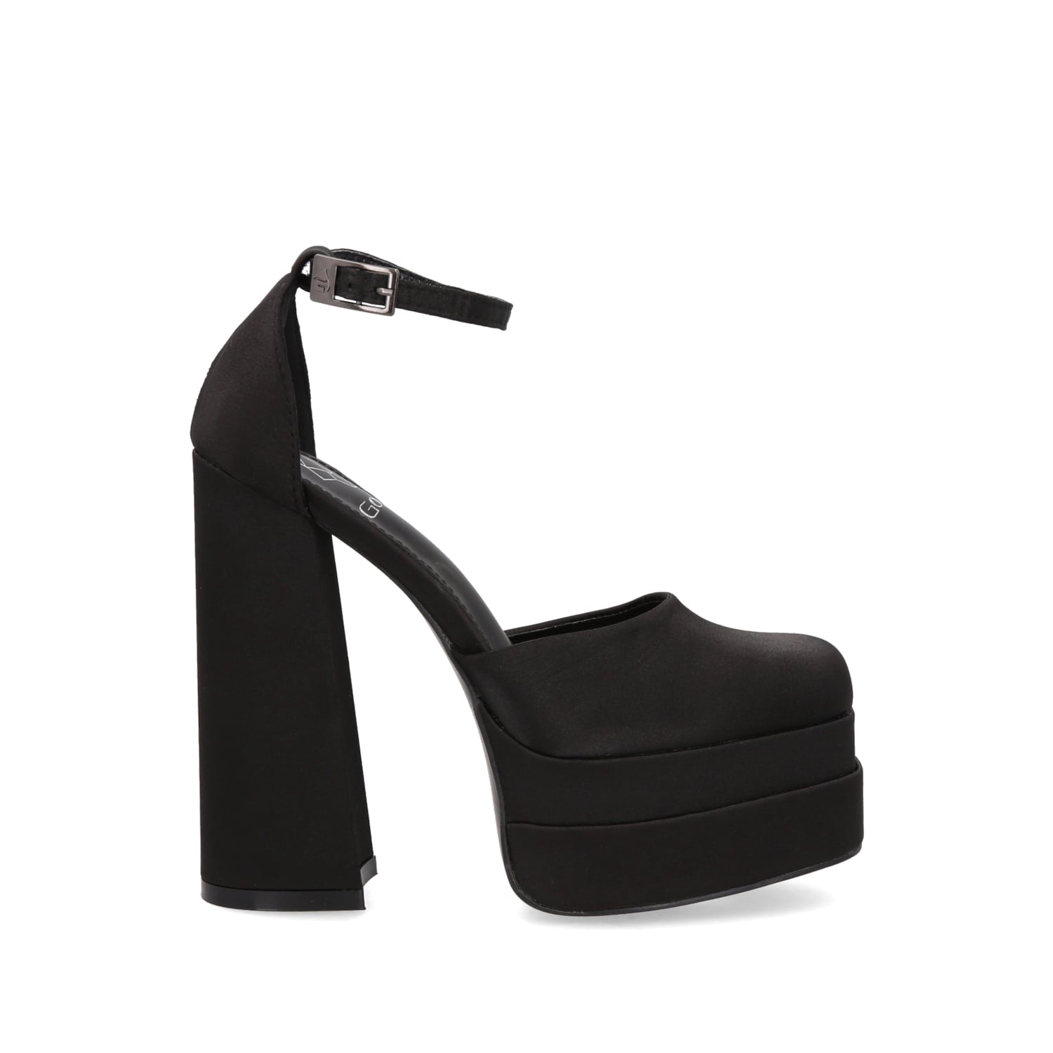 SANDALIA PLATAFORMA NEGRA MUJER 25910 - 1