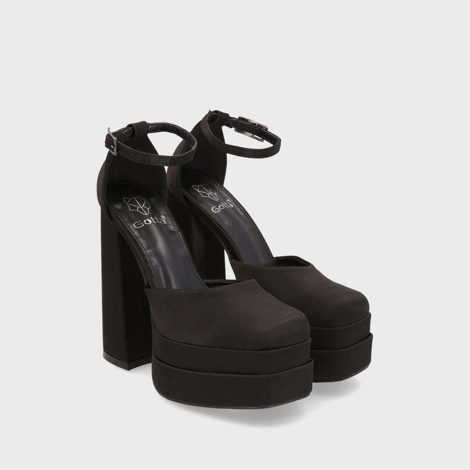 SANDALIA PLATAFORMA NEGRA MUJER 25910 - 3
