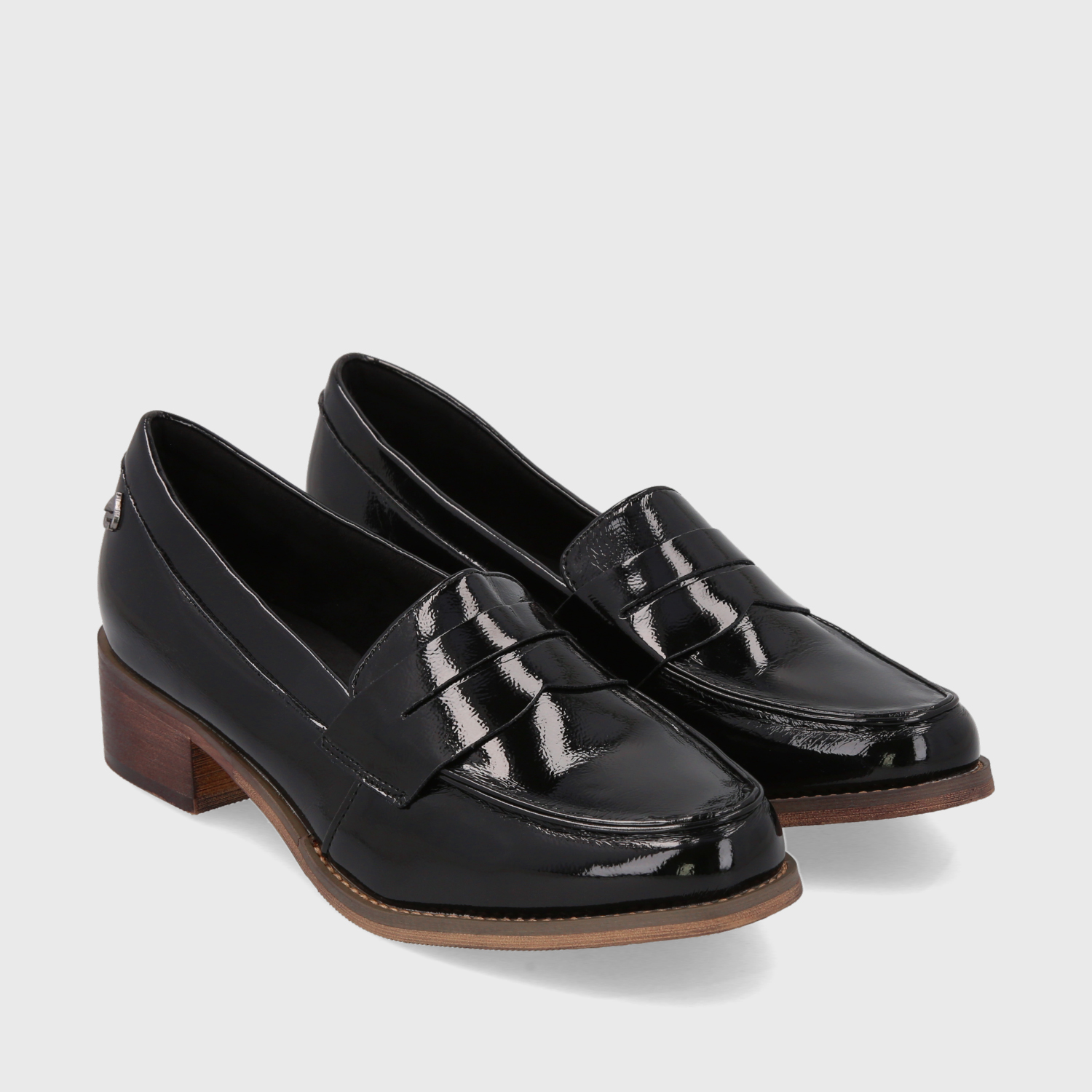 ZAPATO NEGRO CHAROL MUJER 23552 - 3