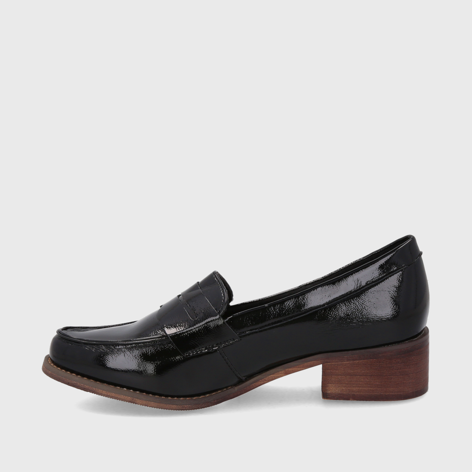 ZAPATO NEGRO CHAROL MUJER 23552 - 5