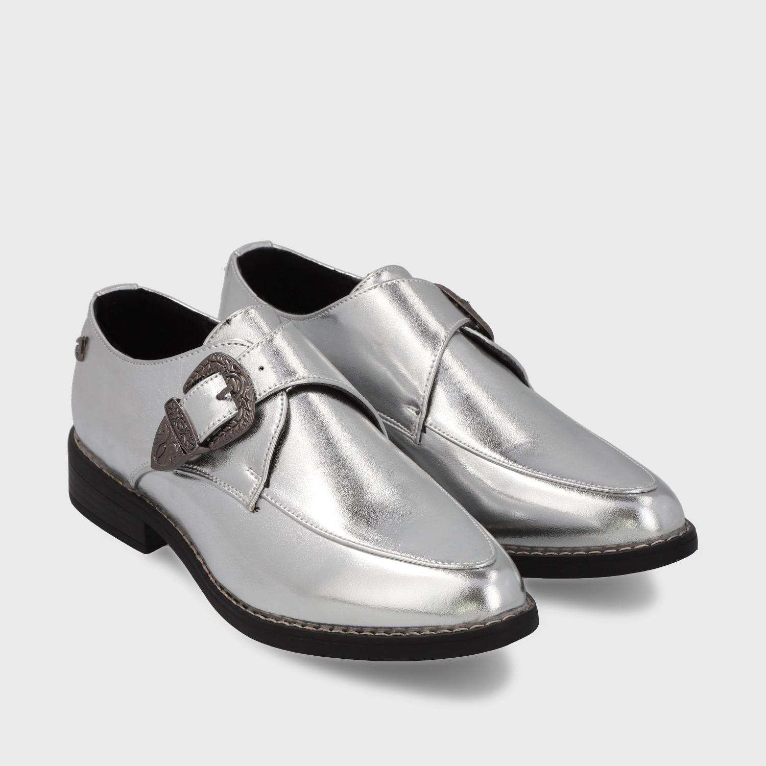ZAPATO PLATEADO CHAROL MUJER 17565 - 3