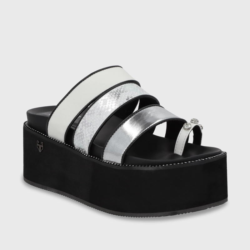 SANDALIAS MUJER GOTTA BLANCO PLATAFORMA 15662 - 2