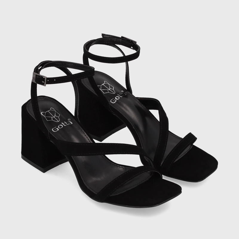 SANDALIAS MUJER GOTTA NEGRO TACO 35132 - 3