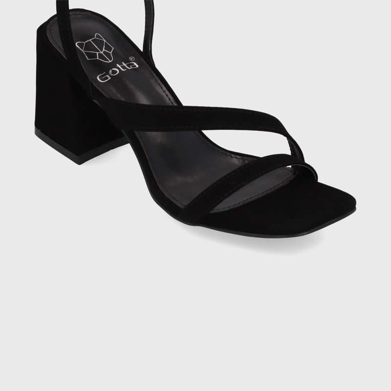 SANDALIAS MUJER GOTTA NEGRO TACO 35132 - 6
