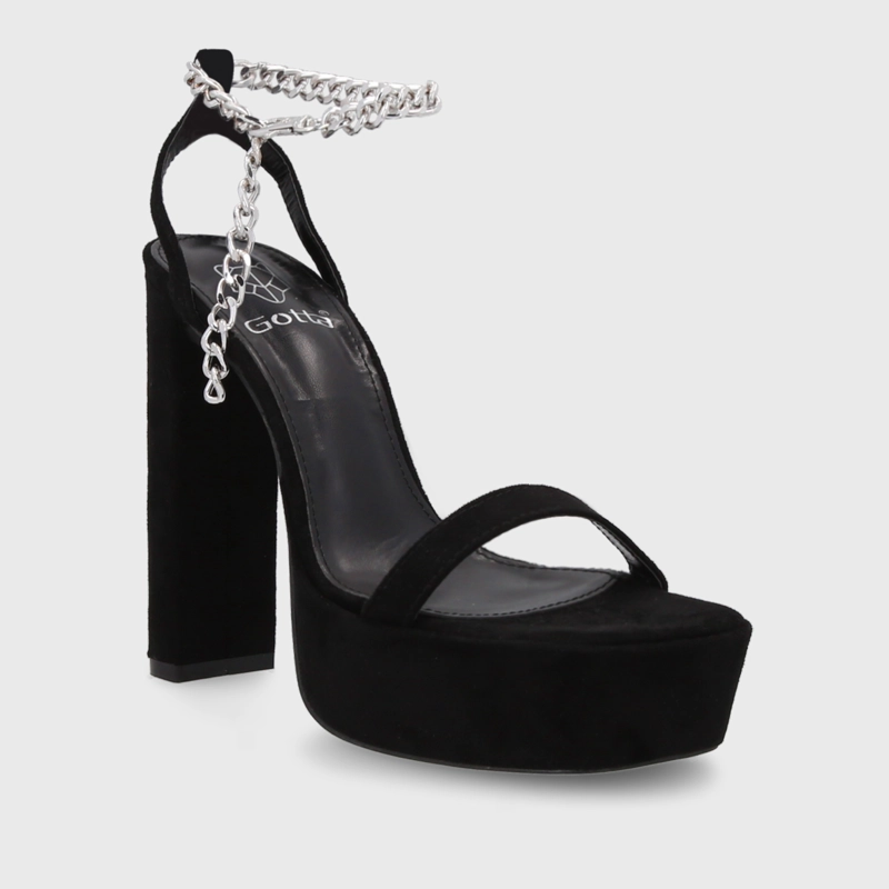 SANDALIAS MUJER GOTTA NEGRO TACO 35101 - 2
