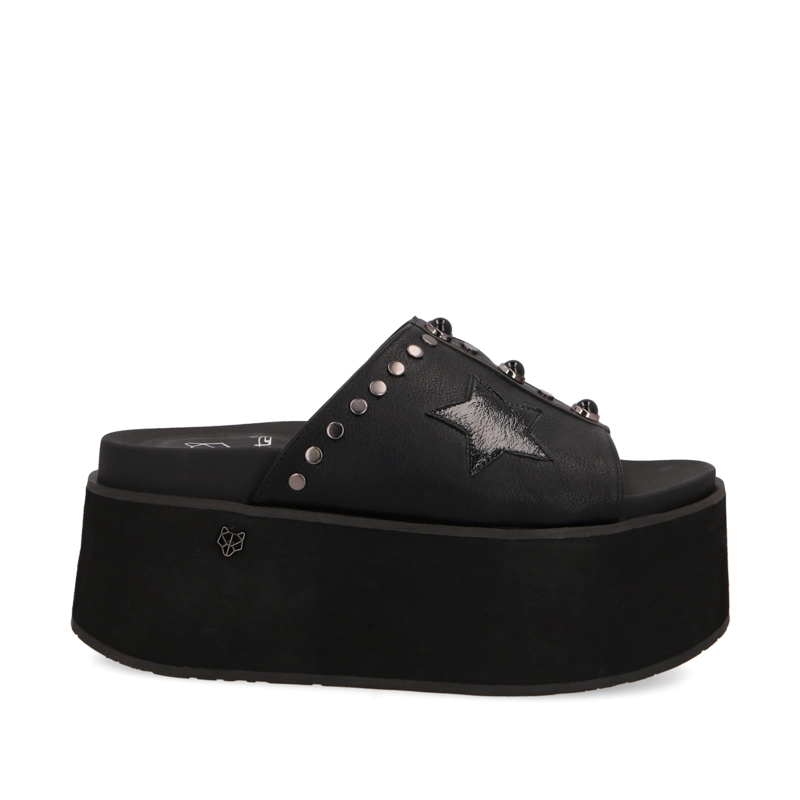 SANDALIAS MUJER GOTTA NEGRO PLATAFORMA 35182 - 1