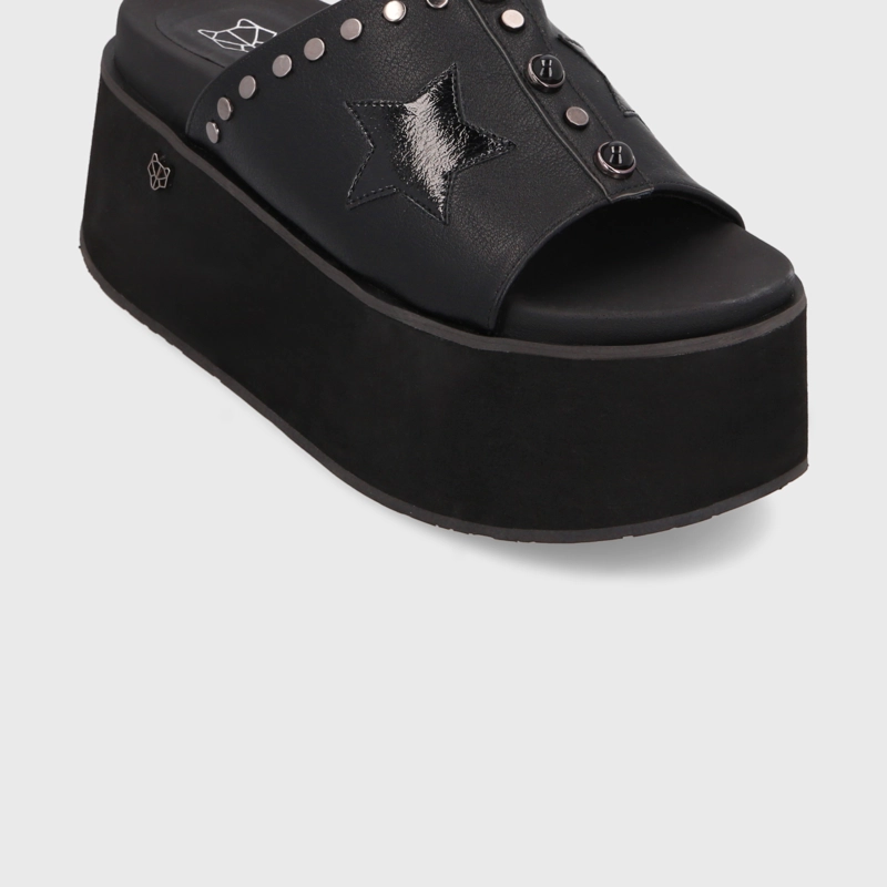 SANDALIAS MUJER GOTTA NEGRO PLATAFORMA 35182 - 6