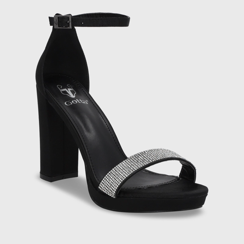 SANDALIAS MUJER GOTTA NEGRO TACO 15835 - 2