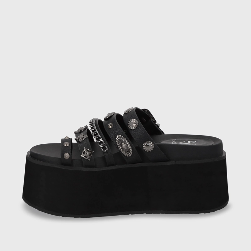 SANDALIAS MUJER GOTTA PLATAFORMA NEGRA 35181 - 4