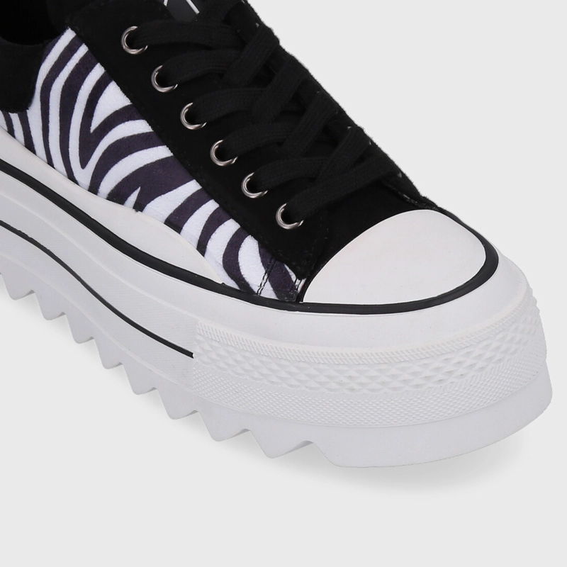 ZAPATILLA PLATAFORMA CEBRA MUJER 33743 - 7