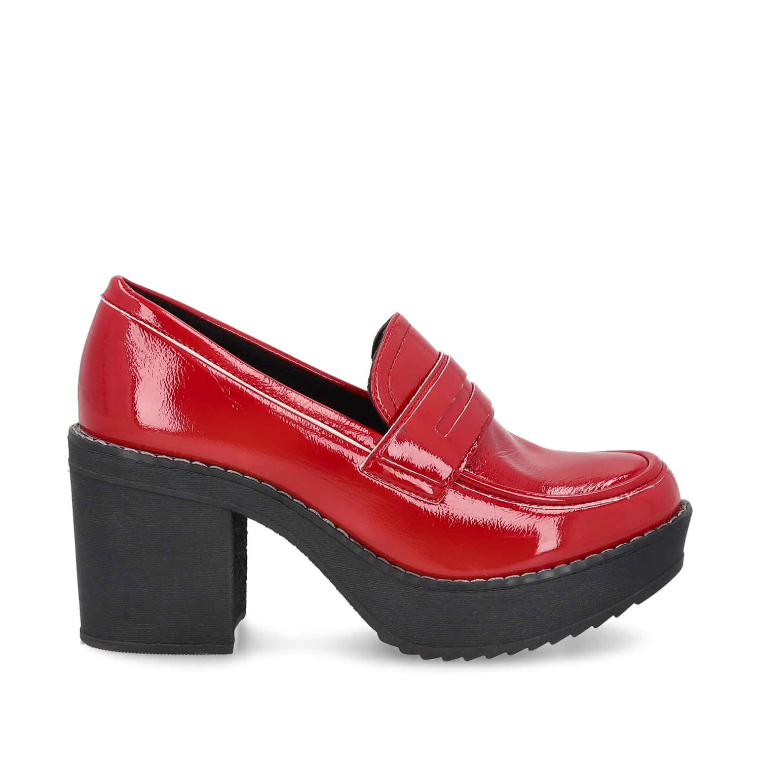 ZAPATO ROJO CHAROL MUJER 13503 - 1