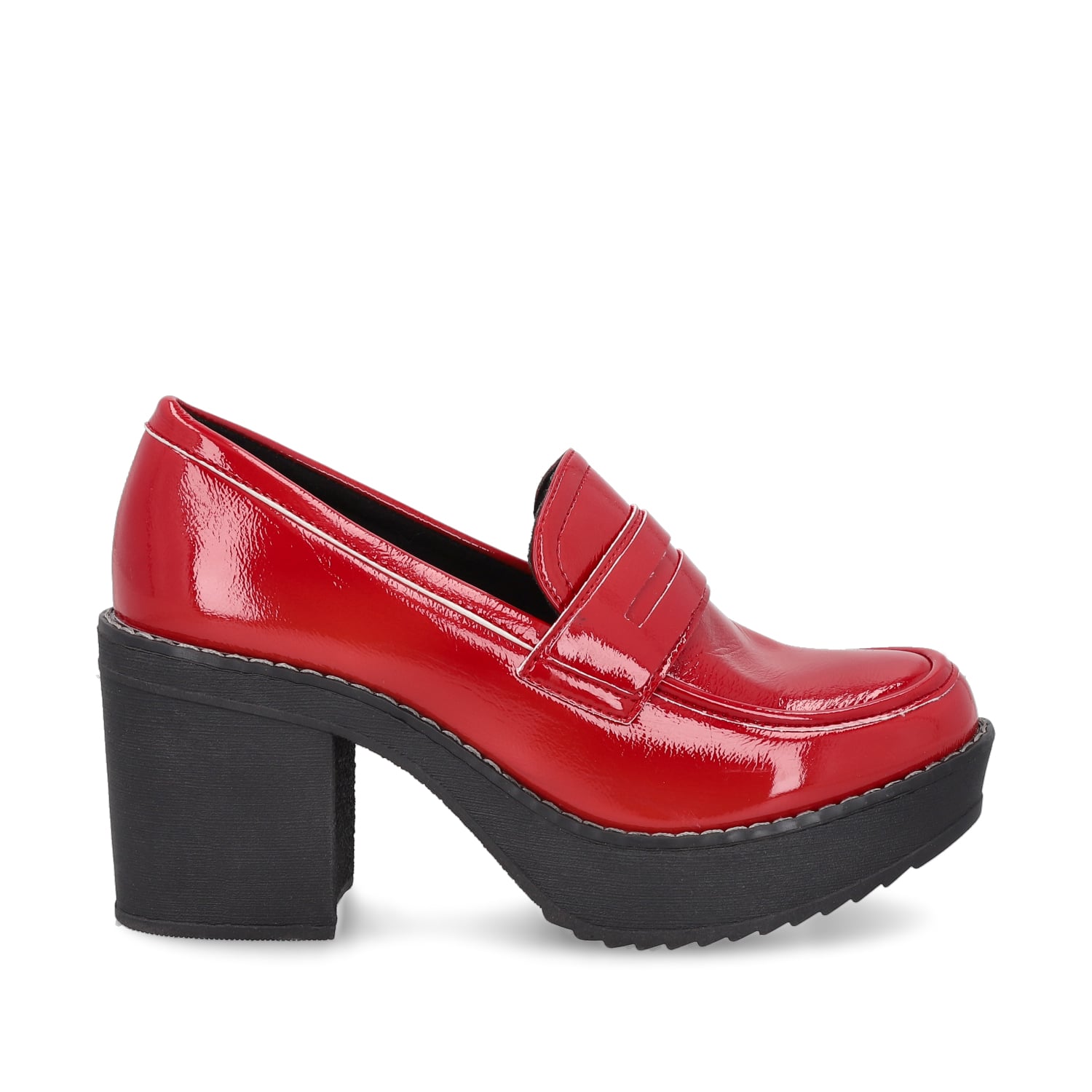 ZAPATO ROJO CHAROL MUJER 13503 - 1