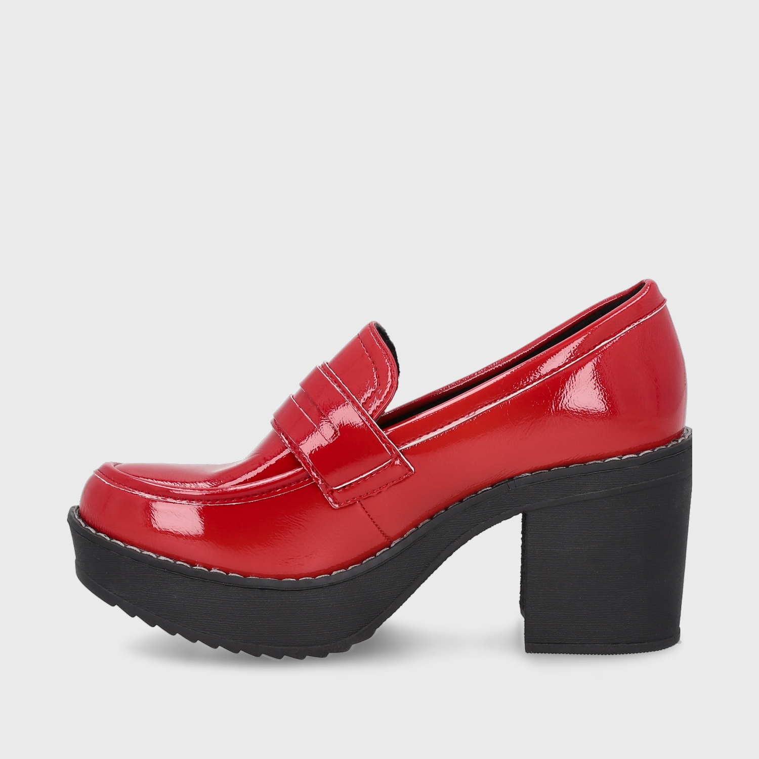 ZAPATO ROJO CHAROL MUJER 13503 - 4
