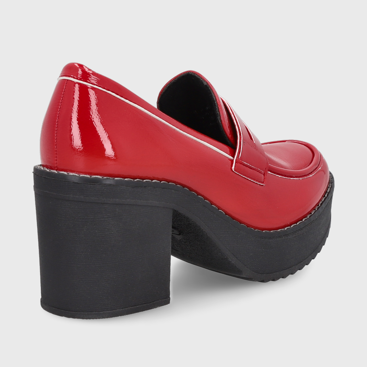 ZAPATO ROJO CHAROL MUJER 13503 - 5