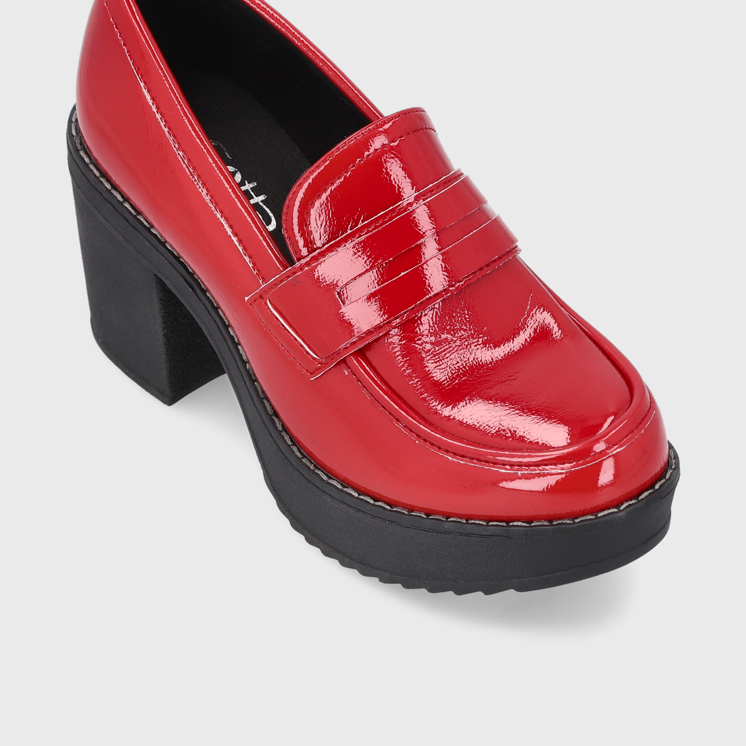 ZAPATO ROJO CHAROL MUJER 13503 - 6