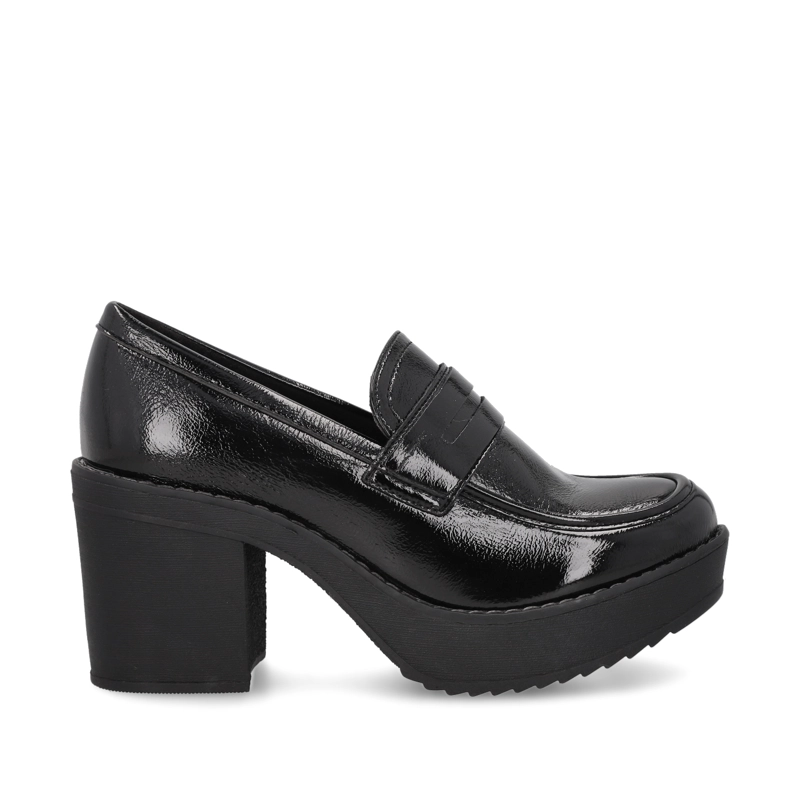 ZAPATO NEGRO CHAROL MUJER 13503 - 1