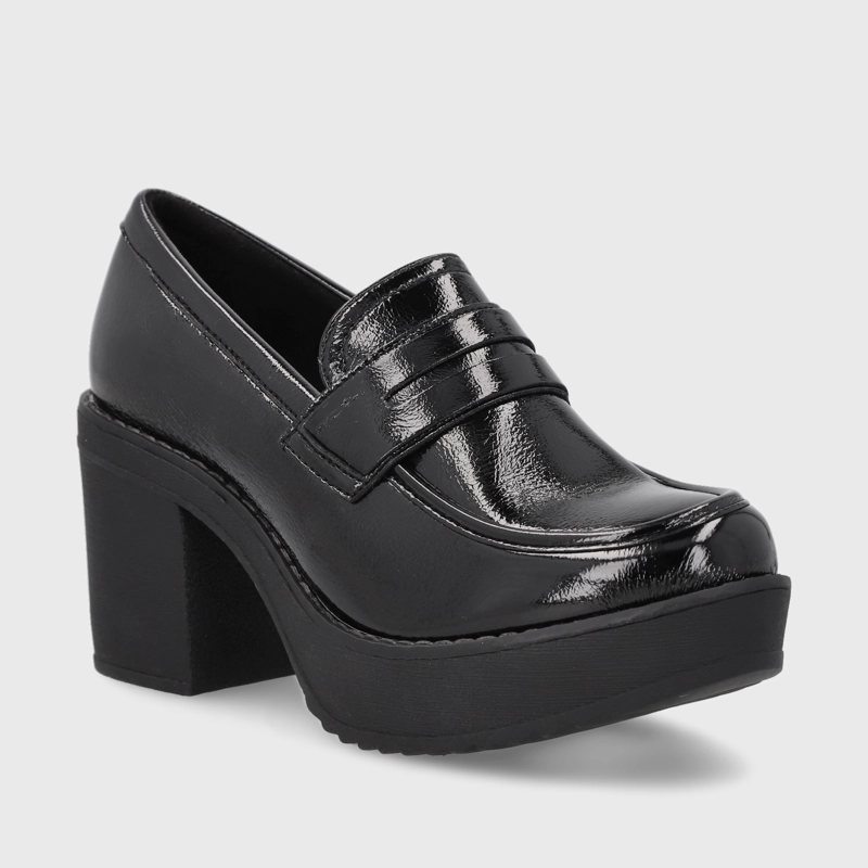 ZAPATO NEGRO CHAROL MUJER 13503 - 2