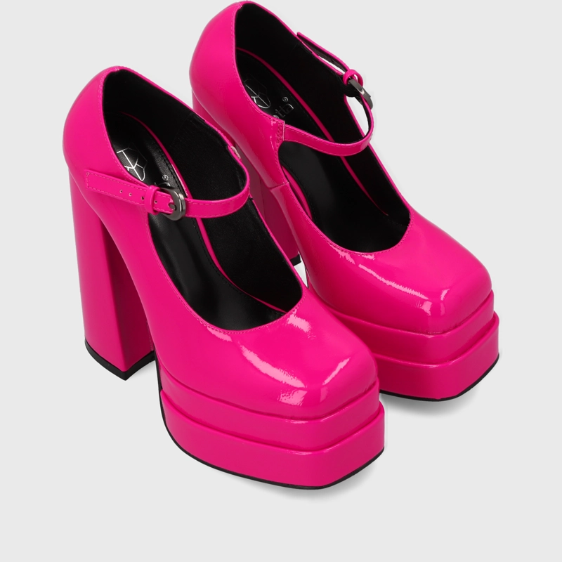 ZAPATO PLATAFORMA FUCSIA  MUJER 25913 - 3