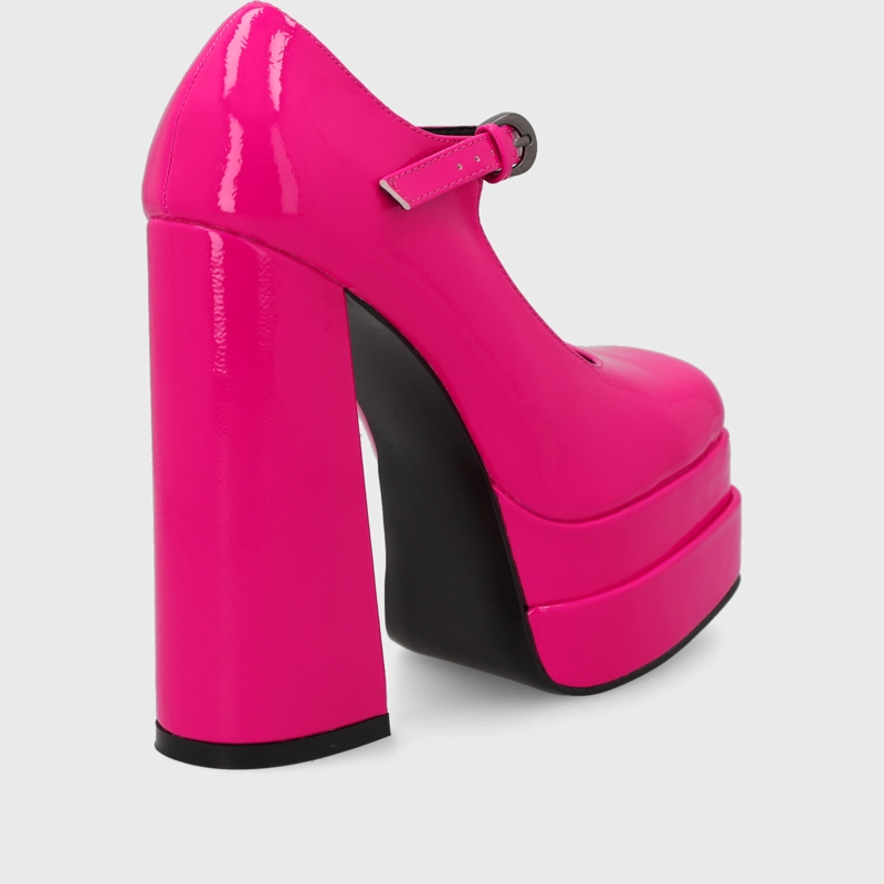 ZAPATO PLATAFORMA FUCSIA  MUJER 25913 - 5