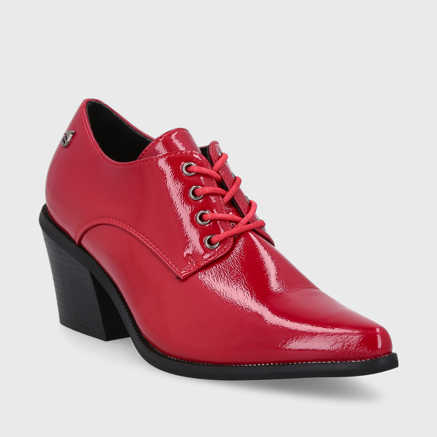 ZAPATO TACO ROJO MUJER 33763 - 2