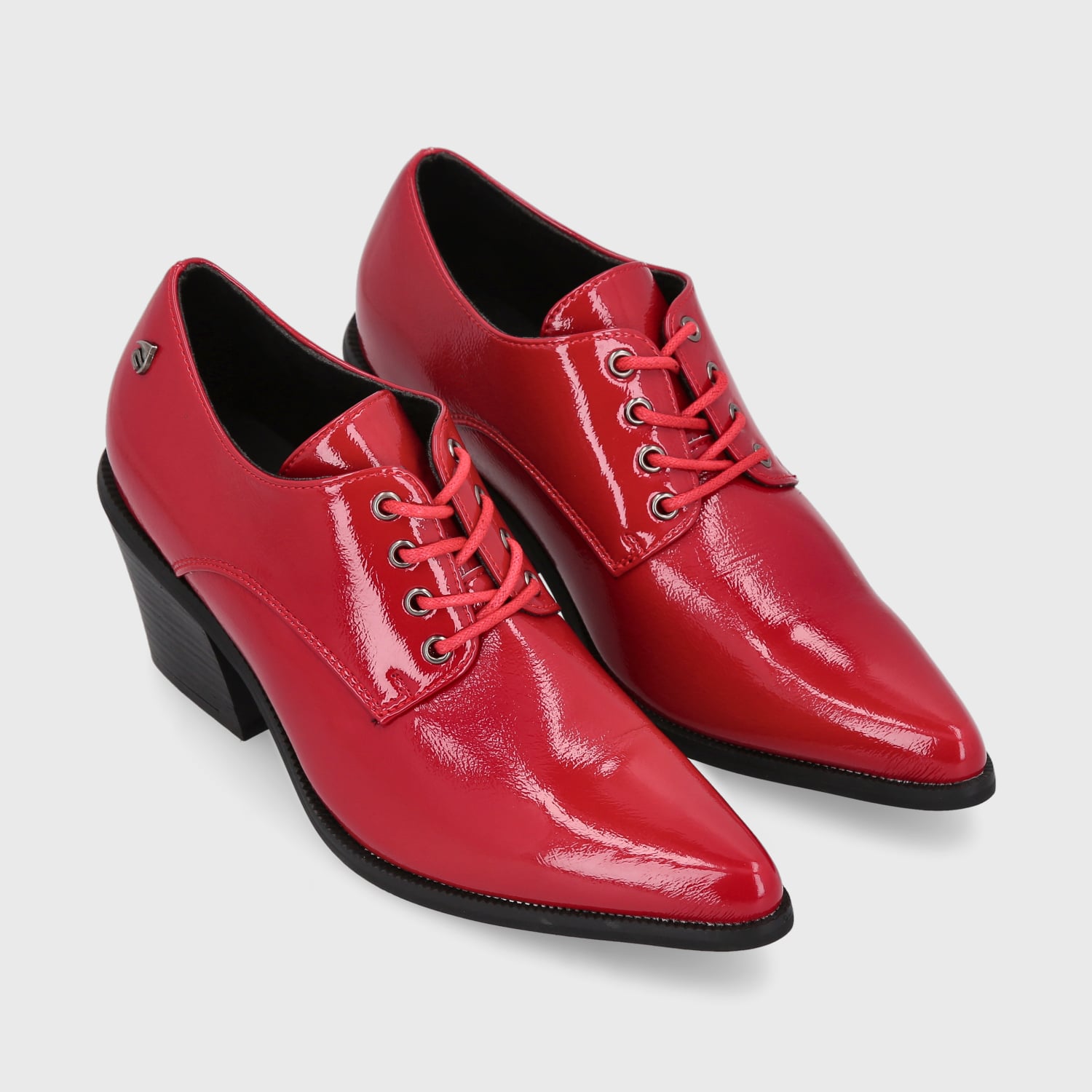 ZAPATO TACO ROJO MUJER 33763 - 3