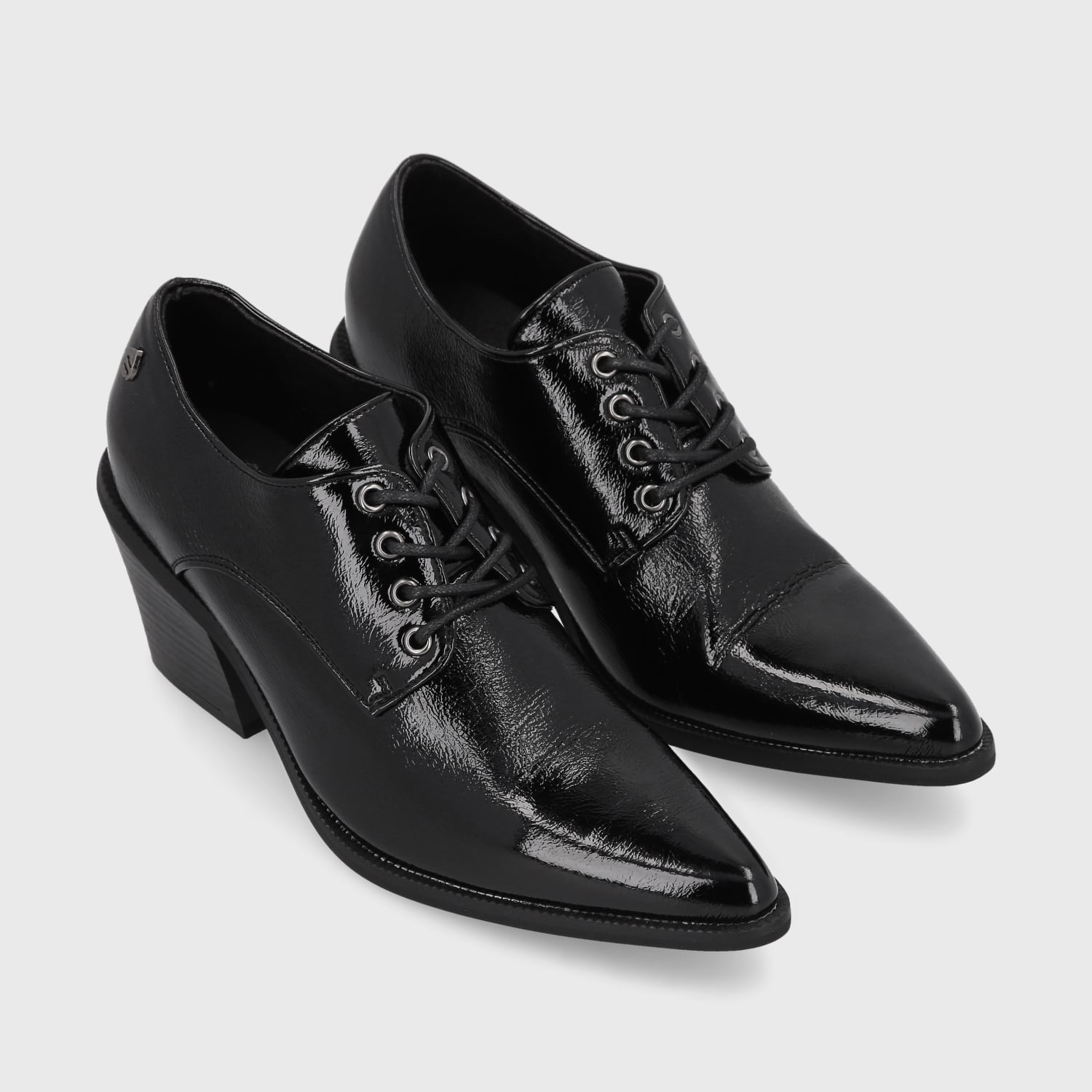 ZAPATO TACO NEGRO MUJER 33763 - 3