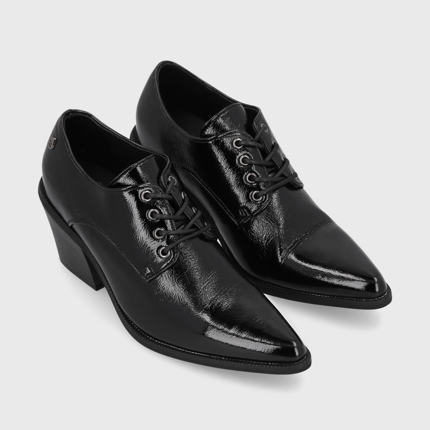 ZAPATO TACO NEGRO MUJER 33763 - 3