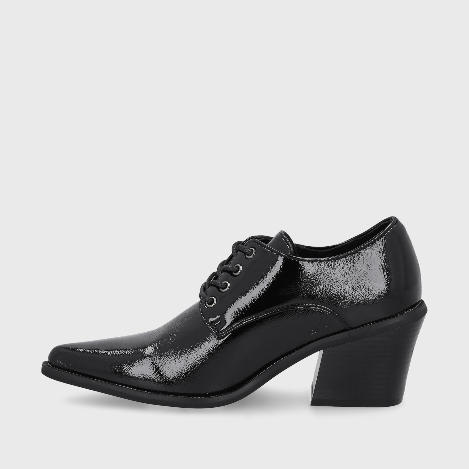 ZAPATO TACO NEGRO MUJER 33763 - 4