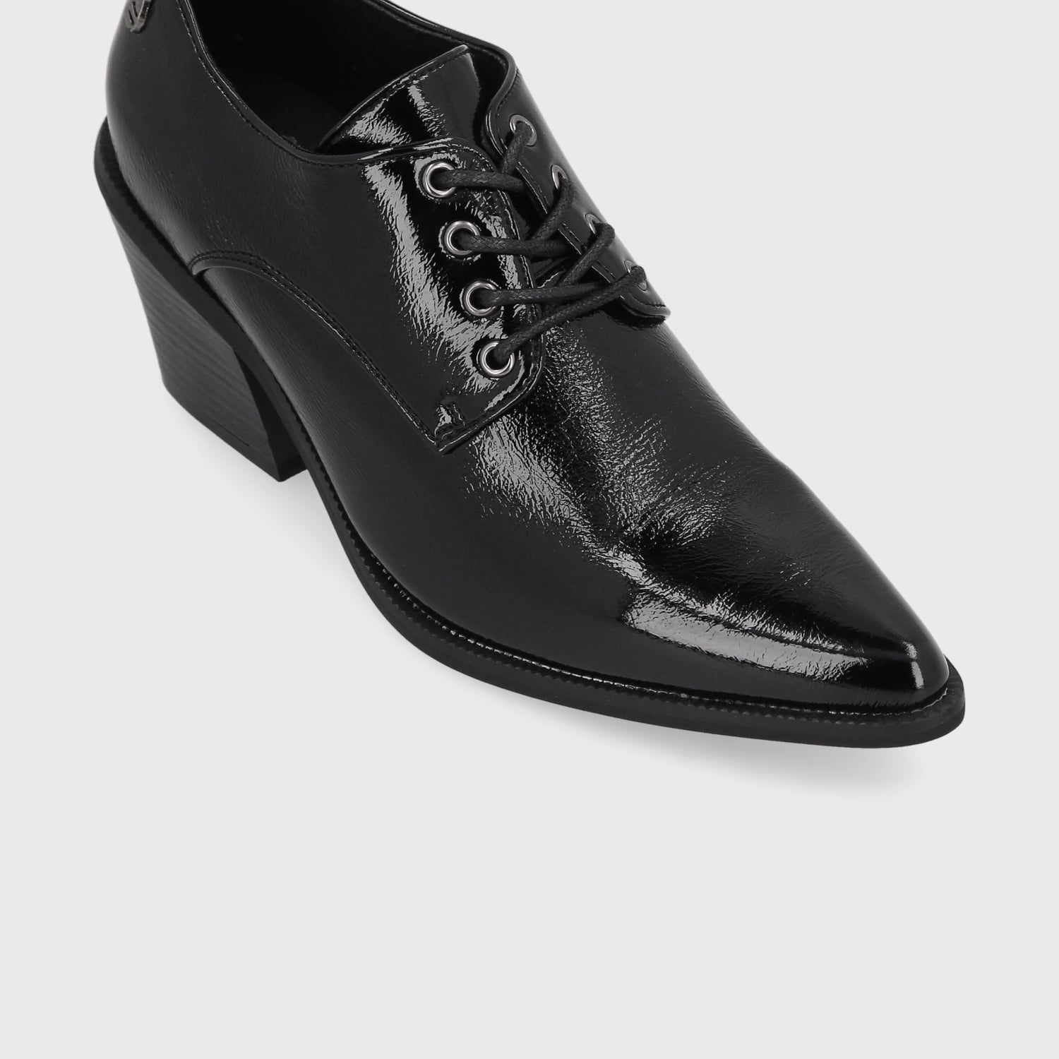 ZAPATO TACO NEGRO MUJER 33763 - 6