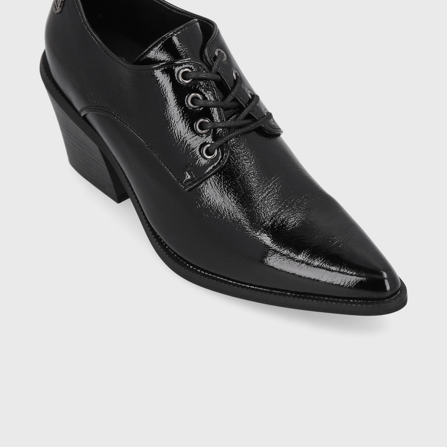 ZAPATO TACO NEGRO MUJER 33763 - 6